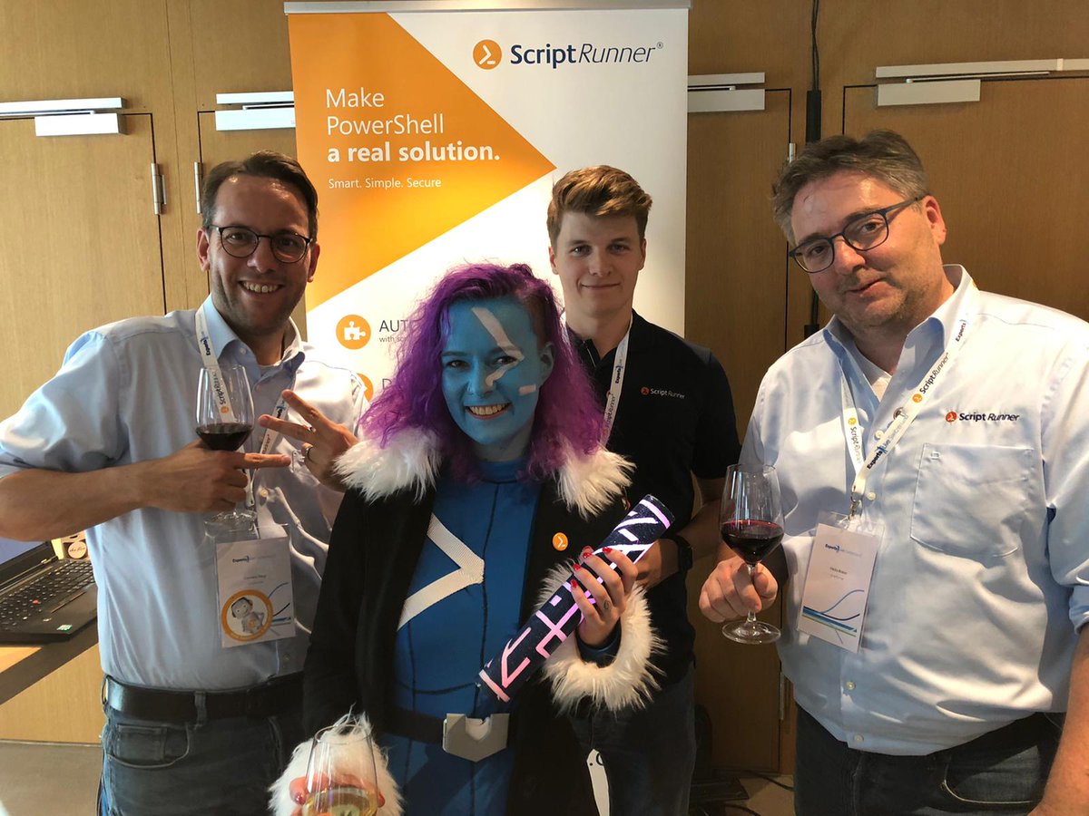 HeikoBrenn's tweet photo. What an awesome day 🙂. Thanks to @IsidoraKatanic , @marcelzehner and team for making #ExpertsLiveCH possible as a in-person event. Team @Script_Runner enjoyed it a lot. https://t.co/9fFHZJde7P