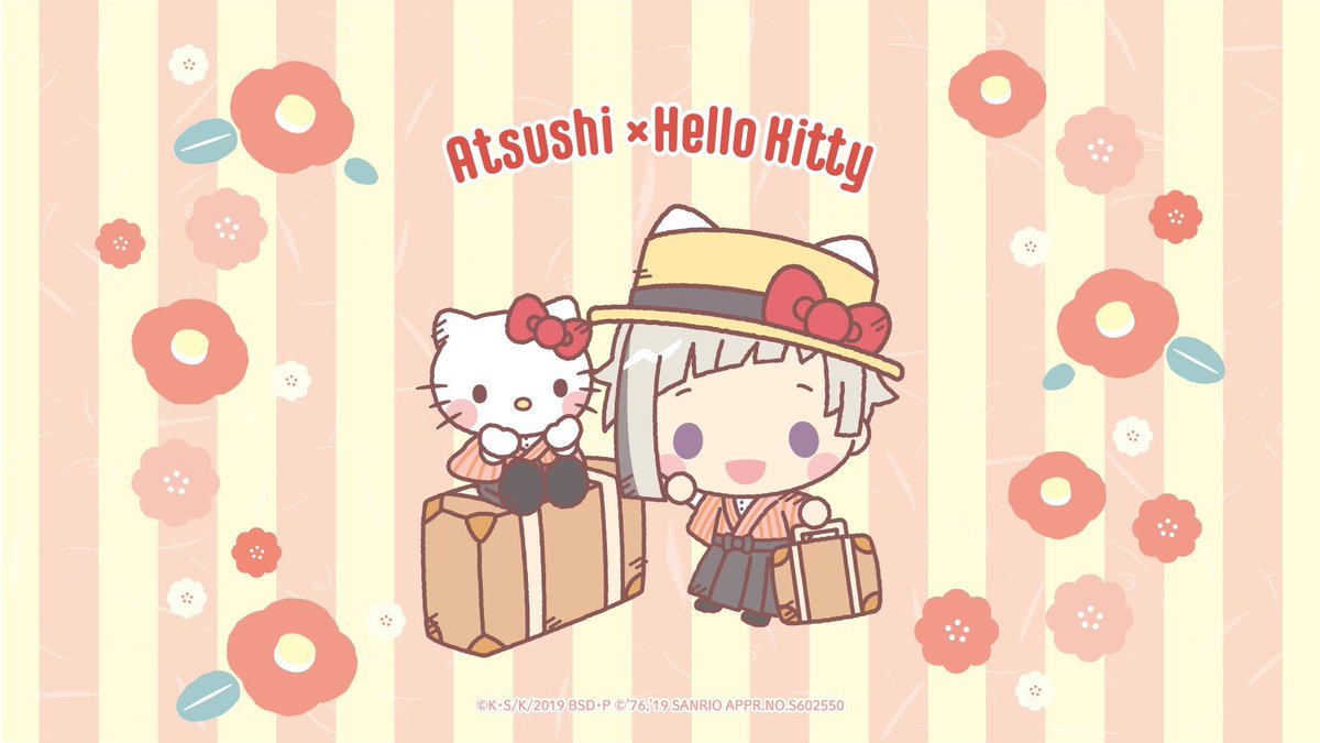 chuuyakiss's tweet photo. bsd x sanrio is genuinely the best collab because we get this and they’re absolutely adorable https://t.co/tfZnqQ6Li8