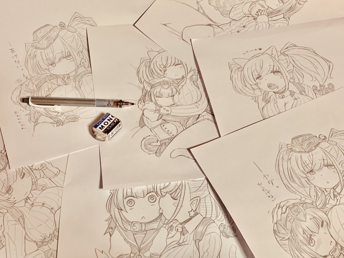 今月描いた絵を晒そう あんだけシャーペンらくがきしといて ちゃんと色塗りまで終 ふきだまりのぺけの漫画 今月描いた絵を晒そう あんだけシャーペンらくがきしといて ちゃんと色塗りまで終 ふきだまりのぺけの漫画