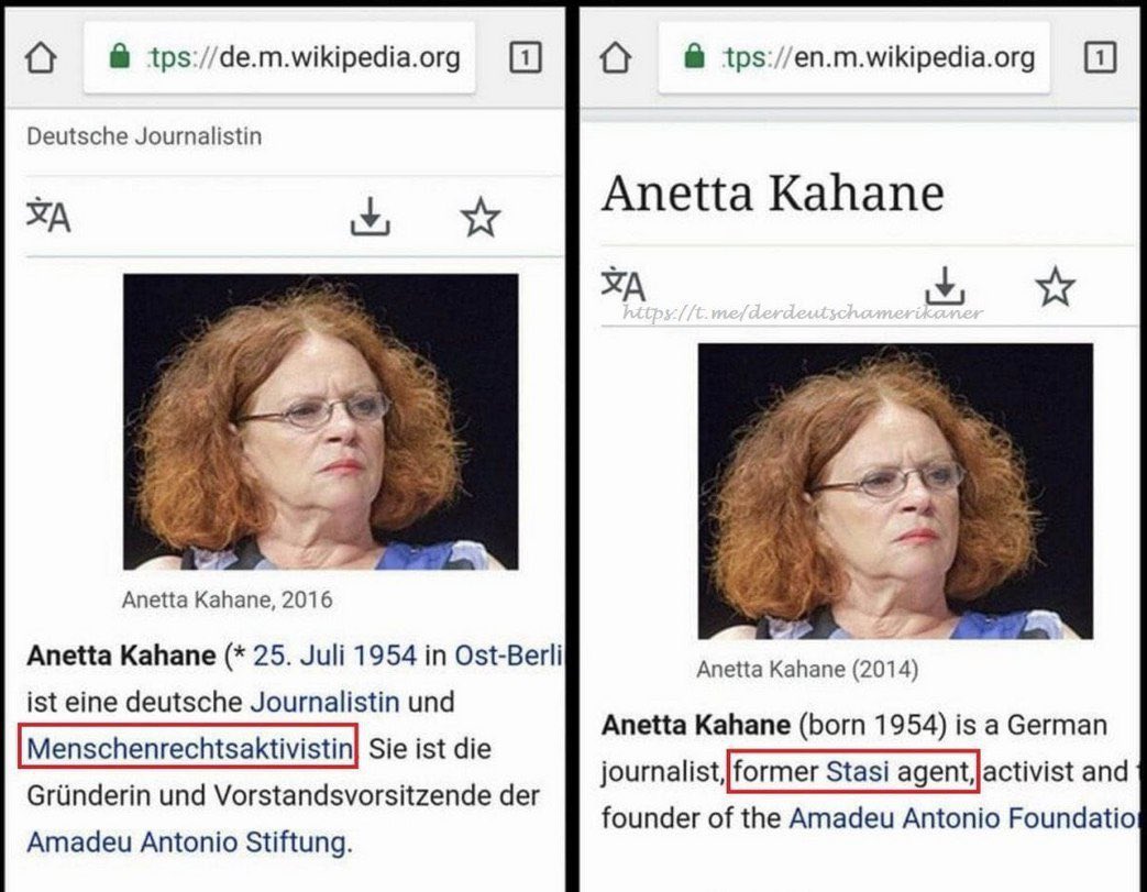 Georg_Pazderski's tweet image. In #Merkel-Deutschland nimmt man es offensichtlich nicht mehr ganz so genau mit der Wahrheit. Im deutschen Neusprech wird aus Stasi-Spitzel jetzt Menschenrechtsaktivistin.