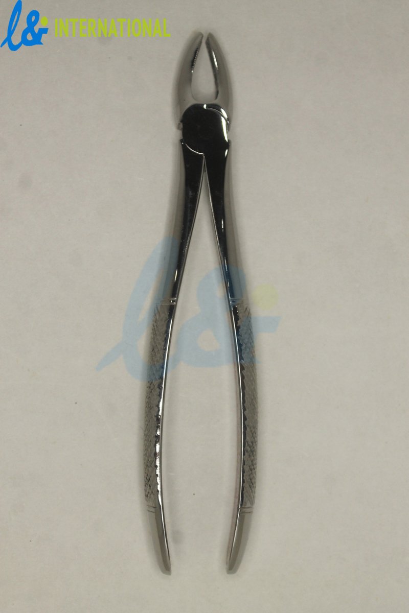 Extraction forceps are used along with elevators to extract teeth.
Designed for a particular area of the mouth.
The beaks are designed to fit around the cervical portion of the tooth.
Supplier from Sialkot, Pakistan.
00923-433109129
info@land-int.com
land-int.com