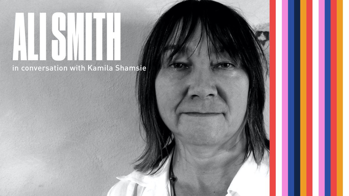 ALI SMITH chronicled our times in the Seasonal Quartet. We have a v.special, one-time only, screening of a film created by Sarah Wood, inc audio of Ali in conversation with Kamila Shamsie. Sun 25 Oct, 2pm. Tkts are Free or Pay What You Can £6 / £12 / £20  https://www.eventbrite.co.uk/e/122662383491 
