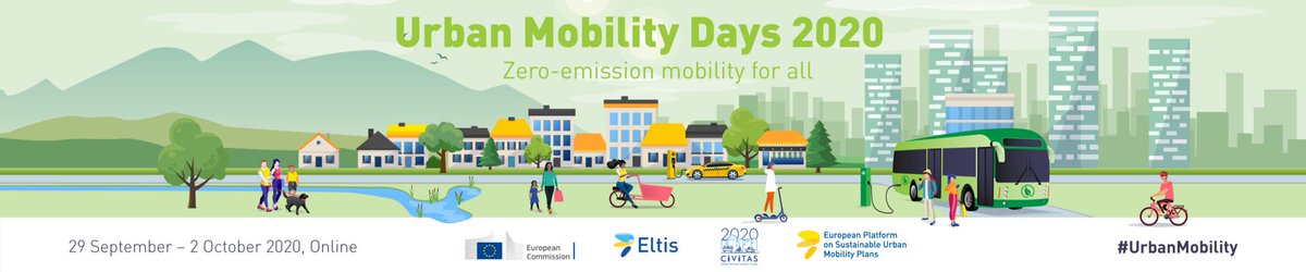 4⃣ EU funded #H2020 projects come together to the 'Smart and electric mobility in cities' session on #UrbanMobility 2020! Our <a href="/portouli/">Villy Portouli</a> representing <a href="/ELVITEN_EU/">ELVITEN</a> is talking about #lightelectricvehicles ⚡️🛵🔌for a sustainable #urbanmobility! 
Join the session now!