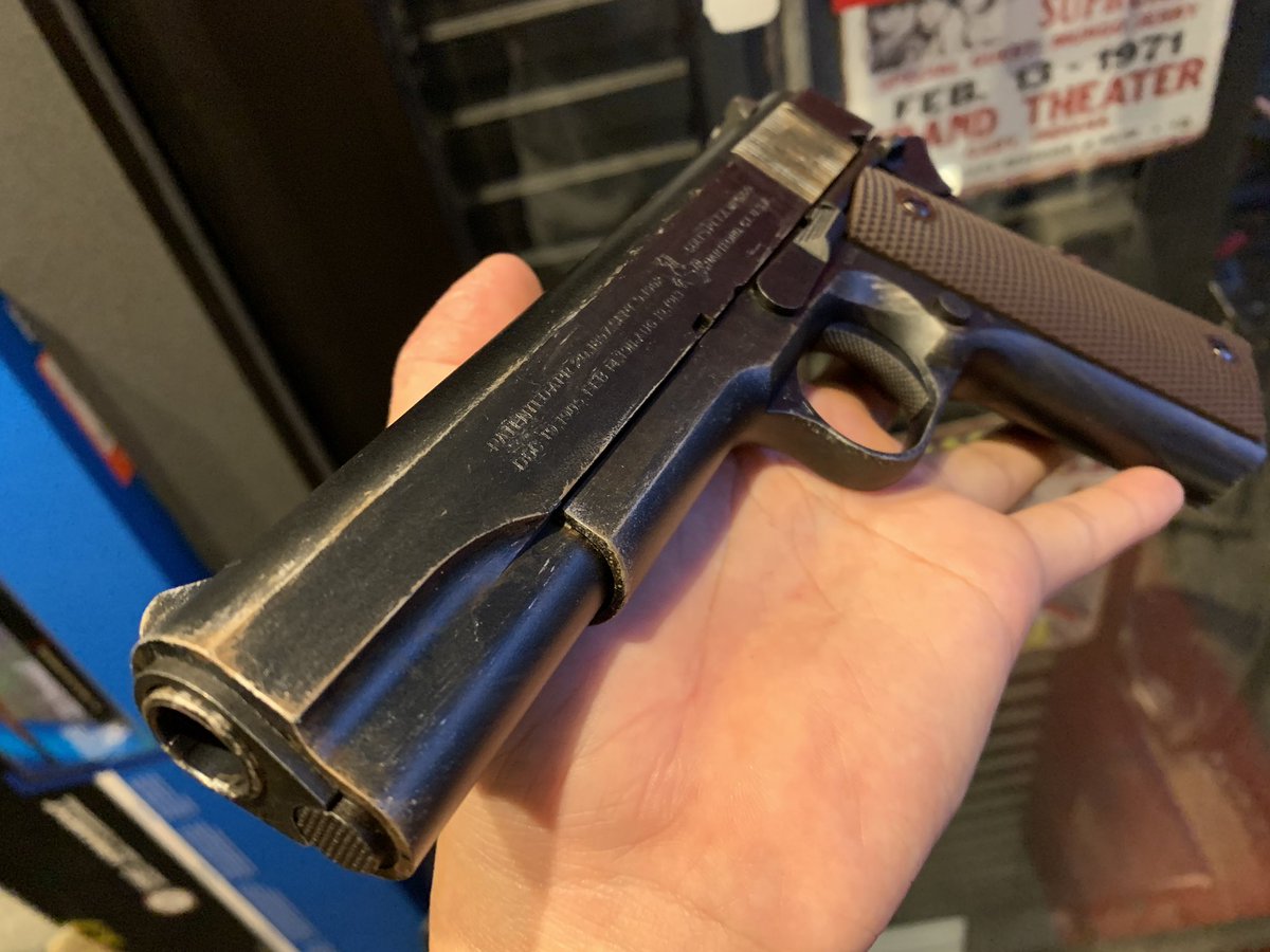 東京マルイm1911a1カスタム。ダメージ塗装 ガバメント 錆塗装