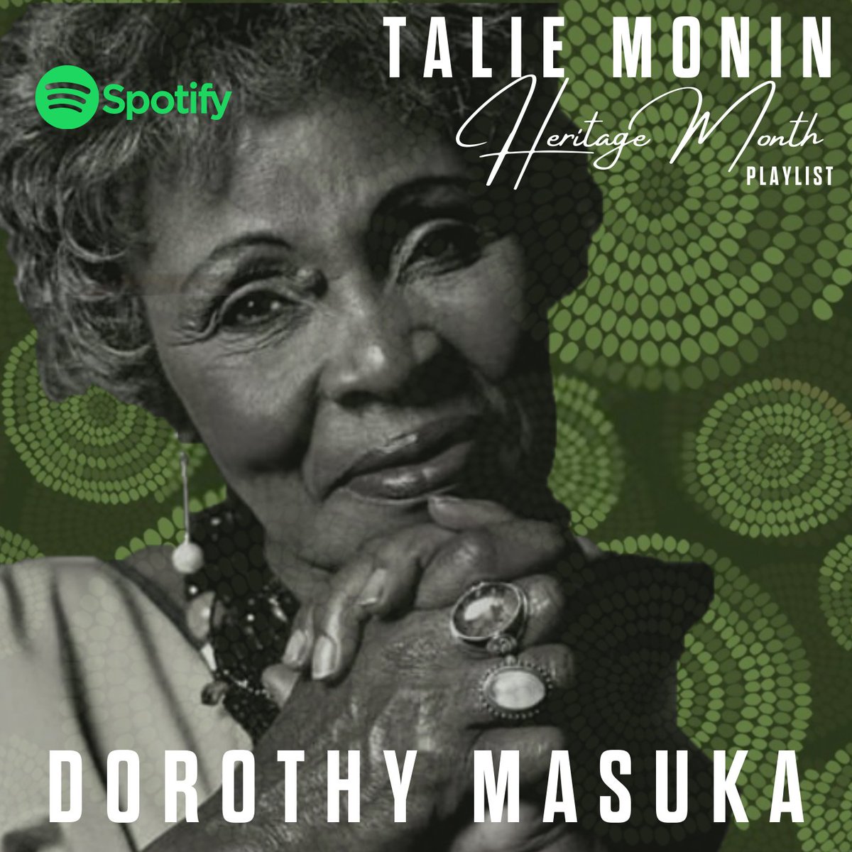 TalieMonin's tweet photo. With #heritagemonth coming to an end, it only makes sense to highlight a legend in South African Jazz - Dorothy Masuka who, along with her peers, laid down the foundations of the industry we know today ❤️🎶

I hope you've enjoyed my #HeritagePlaylist -  https://t.co/MyhFtMFdC7 https://t.co/vZuHd7Nshc