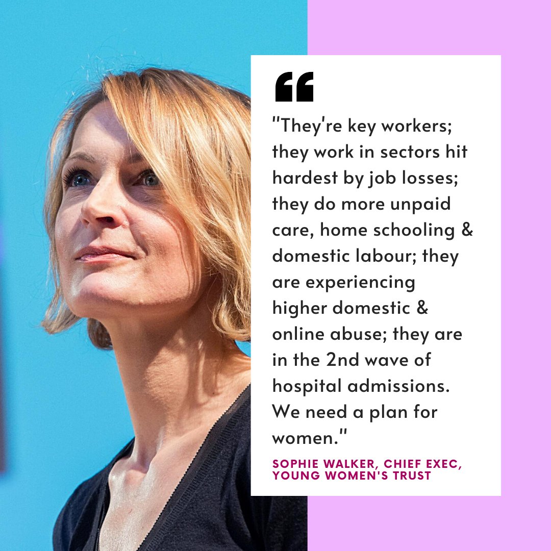 1LV_forwomen's tweet photo. Chief Executive at @YWTrust, @SophieRunning, has always been vocal about gender equality. As a result of the pandemic, there are new studies appearing each day, highlighting the way in which women have been neglected and undervalued. We need change! #oneloudvoice #CaringEconomy https://t.co/50leVtDGnn