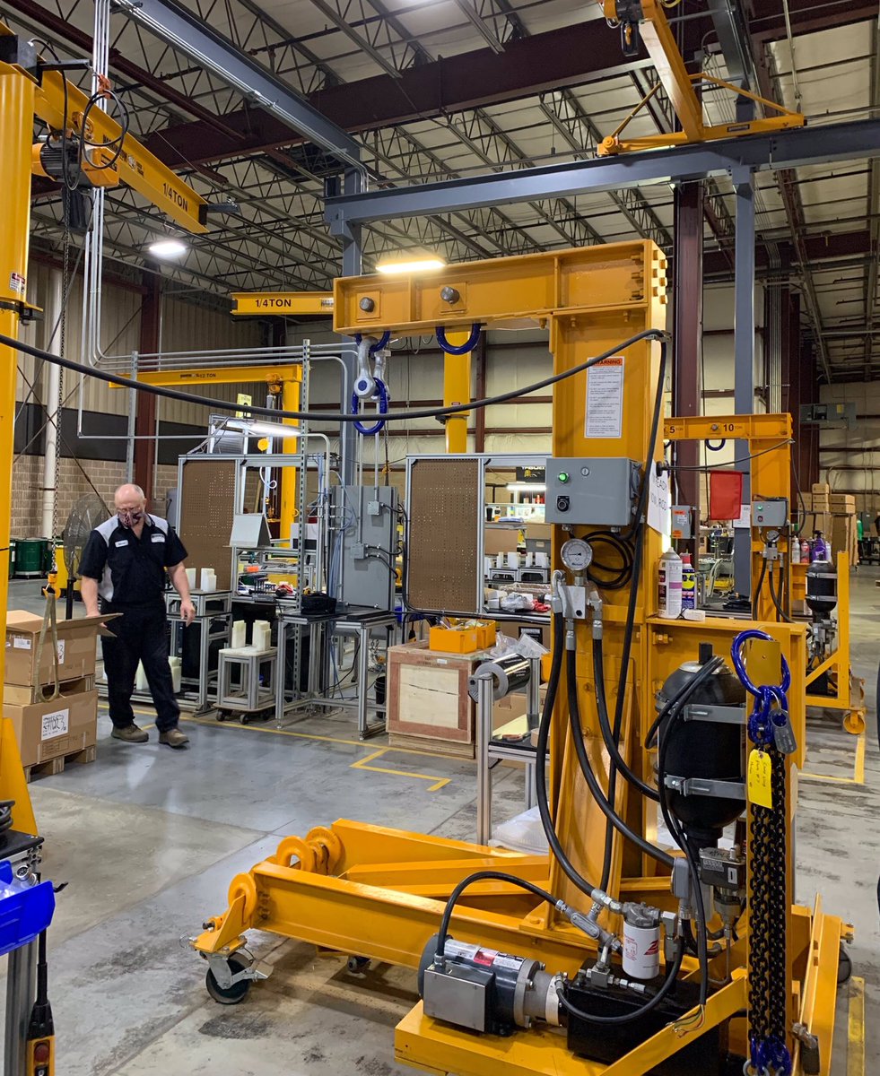 MtnPrds's tweet photo. The MTN sales team &amp; our CEO were hosted by @HarringtonHoist at their HQ in Manheim, Pennsylvania to refine their learnings at the Harrington Academy. We are proud to now offer the Harrington Industrial lines across North America. https://t.co/Ht6VEBk1nb