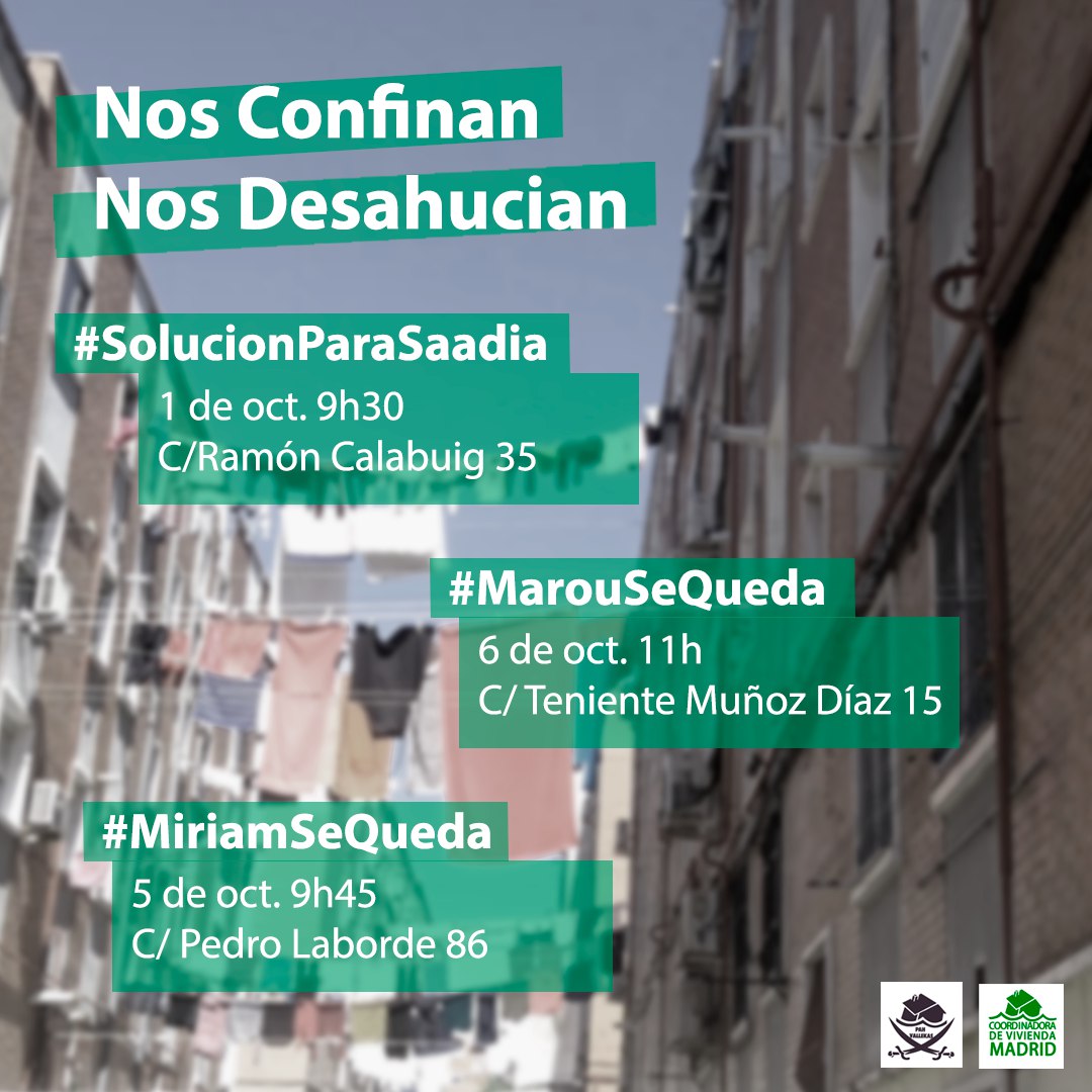 pctemadrid's tweet photo. 🏡 Lo que el "Gobierno más progresista" vende.
👮🏻♂️ Lo que los barrios obreros reciben.
¡Basta de engañar a los trabajadores!
#SoluciónParaSaadia #MarouSeQueda #MiriamSeQueda
#OEllosONosotros #AbajoElGobierno https://t.co/43F7MPy65C