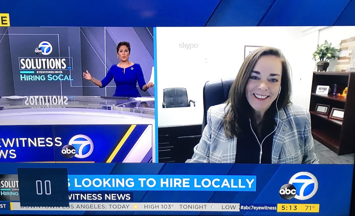 Awesome experience this morning on KABC. I got to share our seasonal job opportunities. Thanks for the pic Richard Guerra. upsjobs.com  <a href="/jrindafernshaw/">Fern Shaw</a> <a href="/DavidJosie131/">David Smith</a> @SouthCalUPSers <a href="/jagrant1020/">Jeff Grant</a>