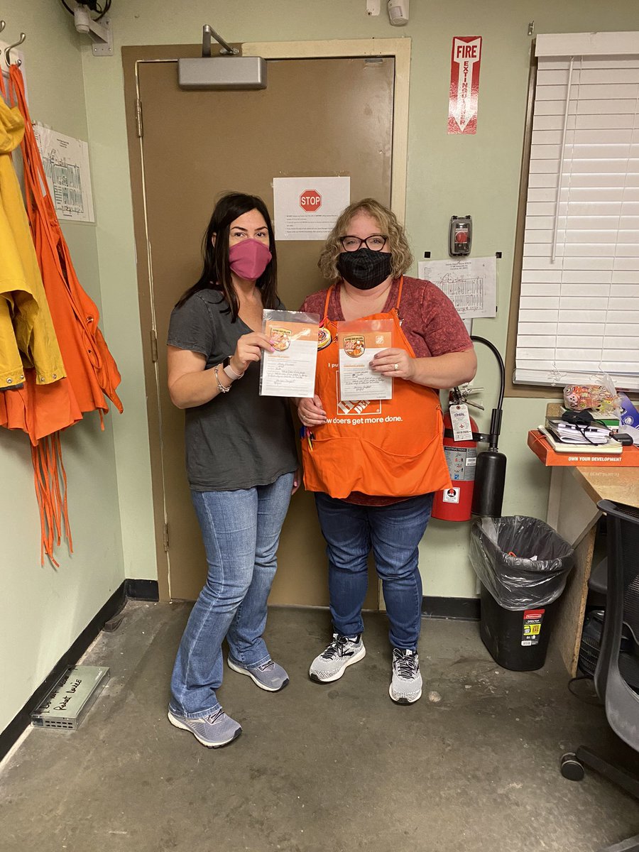 Great job celebrating our associates!  Always working hard to take care of us!  #hducelebrate