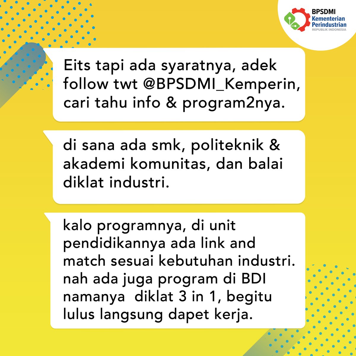 BPSDMI_Kemperin's tweet image. Ketika adek pengen sesuatu tapi mama punya syarat khusus yang harus dipenuhi. Kira-kira apa ya syaratnya? 

*brb nyimak*

#MelangkahMaju #sobatindustri 
#BPSDMI #BPSDMIKemenperin #SDMUnggul #SDMIndustri #tenagakerjaindonesia #rabuseru