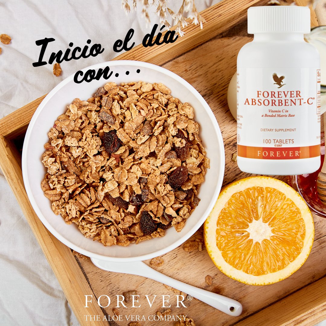 ForeverMexicoHQ's tweet photo. Forever Absorbent-C® es un excelente complemento debido a que el cuerpo humano no tiene la capacidad de producir vitamina C, se debe tomar de alimentos o suplementos como Forever Absorbent-C.
#foreverliving #forevermove #foreverproud https://t.co/eJ8onrJlTr