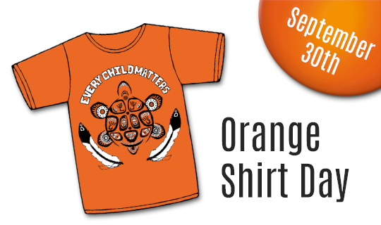 CCRCE_NS's tweet photo. Today, we wear orange to honour residential school survivors, as well as the children who never returned home. #EveryChildMatters #OrangeShirtDay2020 https://t.co/6aEsMju9GL