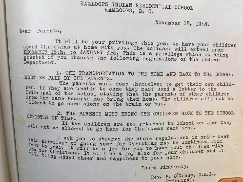 Why do we wear orange today?

Read this letter and reflect on how you would feel as a parent. 

Today we promote awareness in Canada about the Indian residential school system and the impact it has had on Indigenous communities for over a century. 

#OrangeShirtDay2020
