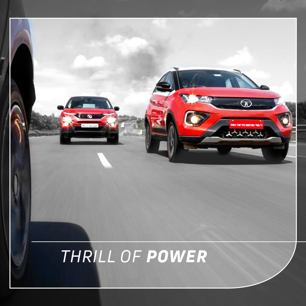 TataMotors_Cars's tweet photo. Gear up to go on a cross-country ride with @evoIndia , and hear @SirishChandran  talk about the #ThrillOfDiesel that only the All New Harrier, ALTROZ and the All New Nexon can deliver. Stay tuned for the thrills. https://t.co/XGyFauNKWQ