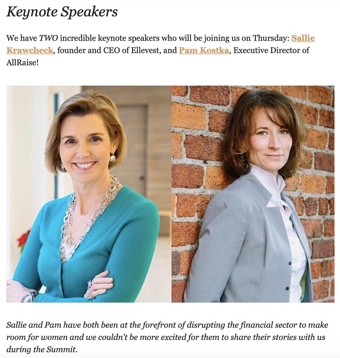 syd_kedd's tweet photo. One of my favorite quotes (among many): 
“How do we achieve that potential? When inclusion becomes synonymous with success.” — @PamKostka, CEO @AllRaise https://t.co/ZJuIrdTktU