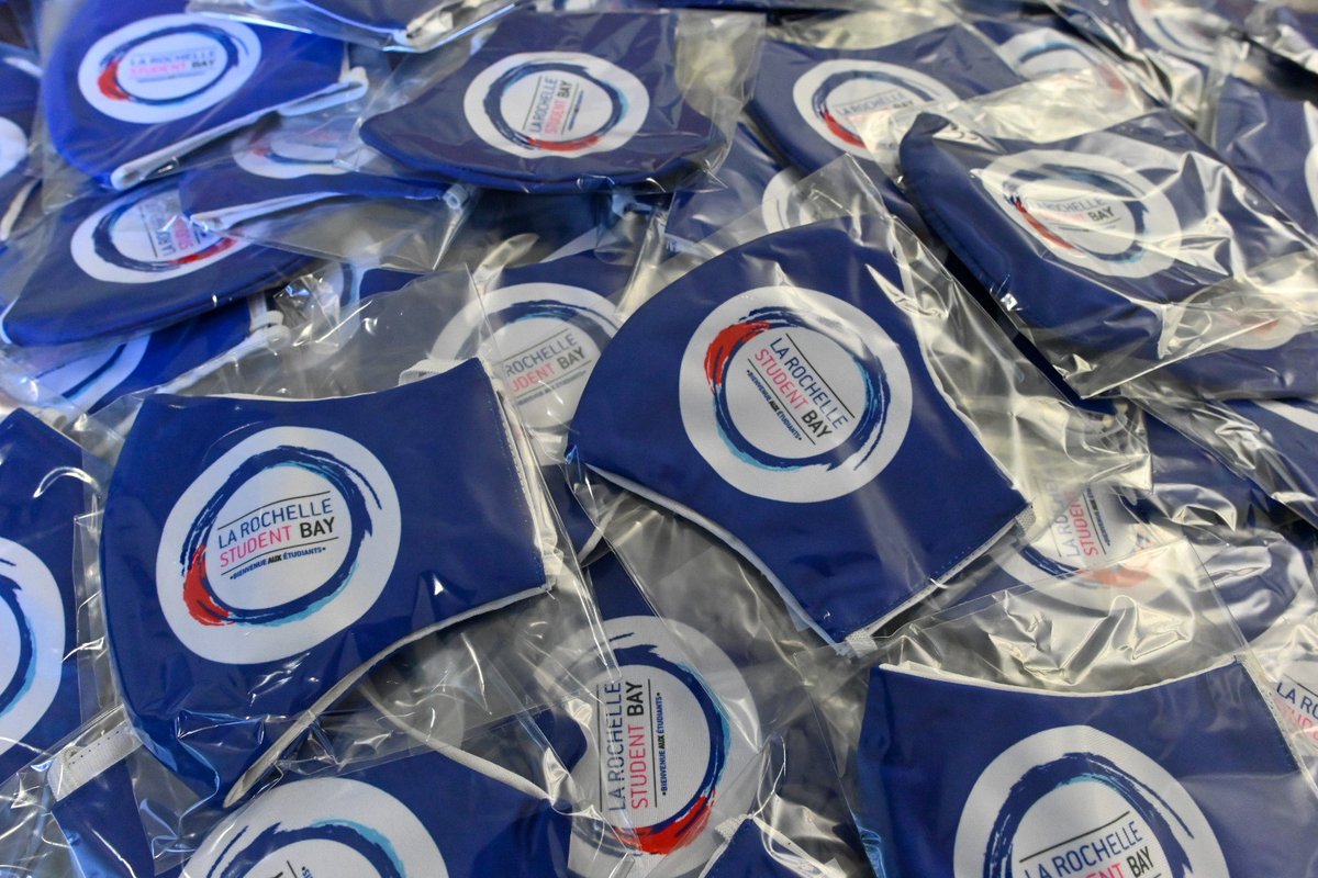 AggloLR's tweet image. Suite à l'annulation de La Rochelle Student Bay initialement prévu le 26 septembre, 200 masques sanitaires @CovidFrance vont êtres proposés par @UnivLaRochelle et @POITIERS_CROUS aux étudiants défavorisés !!