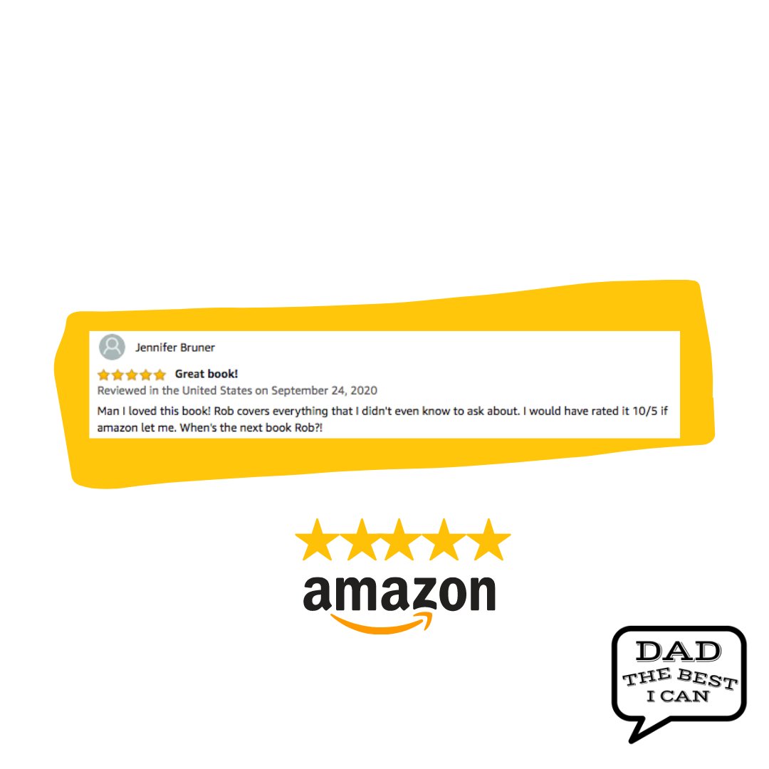 DadTheBestICan's tweet image. 🙏  Jennifer!  "Man I loved this book! Rob covers everything that I didn't even know to ask about. I would have rated it 10/5 if amazon let me."

✅  Buy the Dad the Best I Can book on Amazon for a Dad in your life.

#Dad #DadLife #DadTip #ParentingBooks #BYLR #BYLRRadio
