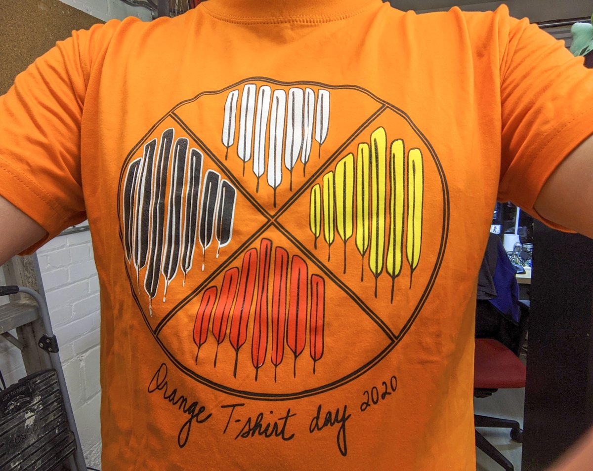 UWGreaterTO's tweet photo. Today is #OrangeShirtDay: a day of reflection on the negative consequences of Canadian residential schools and a day of action when it comes to Indigenous reconciliation. To understand why we wear orange shirts today, listen to Phyllis Webstad's story: https://t.co/RMGUGw9hDj https://t.co/atDlUL6vV5