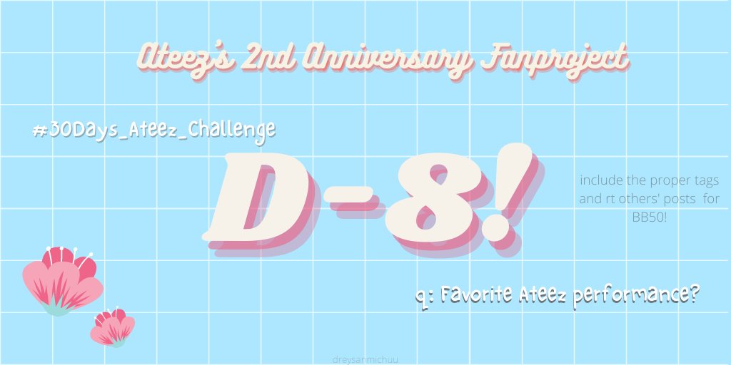 NEW FORMATDAY 8Q: Favorite Ateez performance? #30Days_ATEEZ_Challenge  @ATEEZofficial  #ATEEZ   ATEEZ WORLD DOMINATION  #에이티즈   I changed the tags a little bit bcsthere are a lot of tags. We will return the member tags in Day 19 because those are member focused ques (in 30 min)