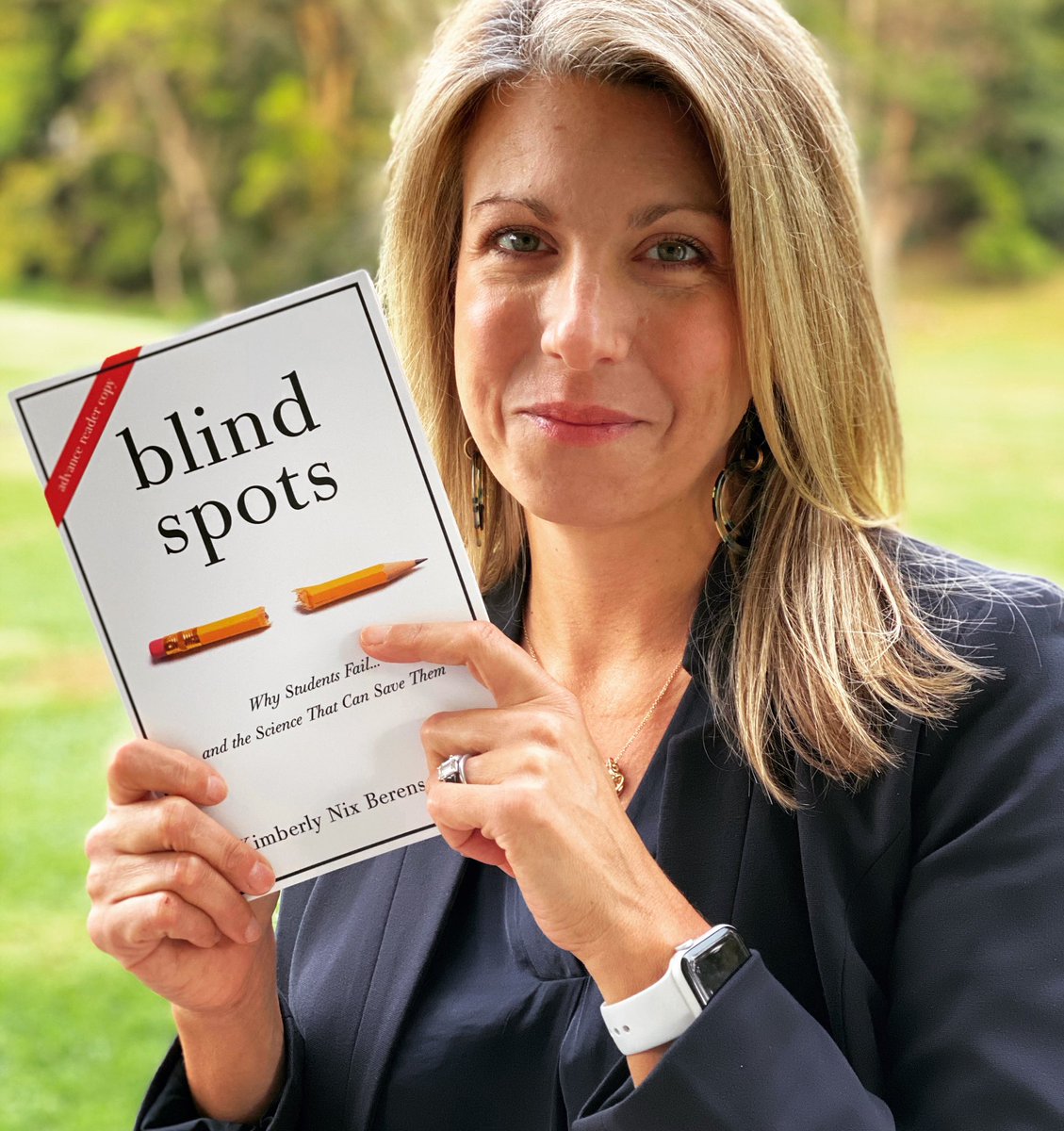 KimberlyBerens5's tweet photo. Less than 1 month to my book launch! Let the countdown to Oct. 27th begin! Visit https://t.co/bG11ODk7Kq for more info #blindspots #whystudentsfail #behavioralscience #science #education #edreform https://t.co/JeVhVNz2gL