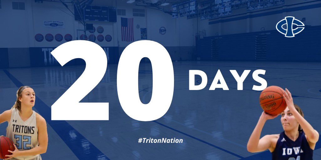 IowaCentralWBB's tweet photo. We are officially 20 days from our first scrimmage in preparation of the 2020-21 season! #TritonNation 🔱 https://t.co/zRZldR2rmT