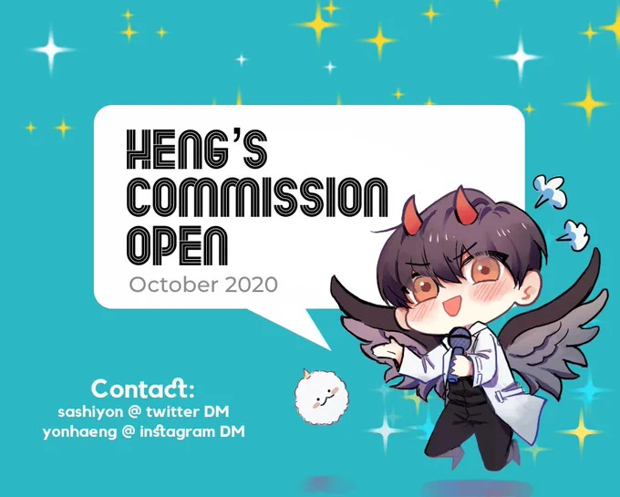 ✨Commissions Open for October 2020✨
[RT are appreciated]
Please DM me for more information
Slot Open ?
Thank you ❤
#opencommissions #commissionsopen 