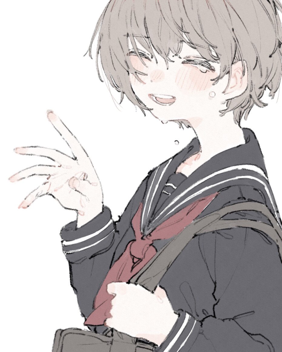 またね てのひらのイラスト