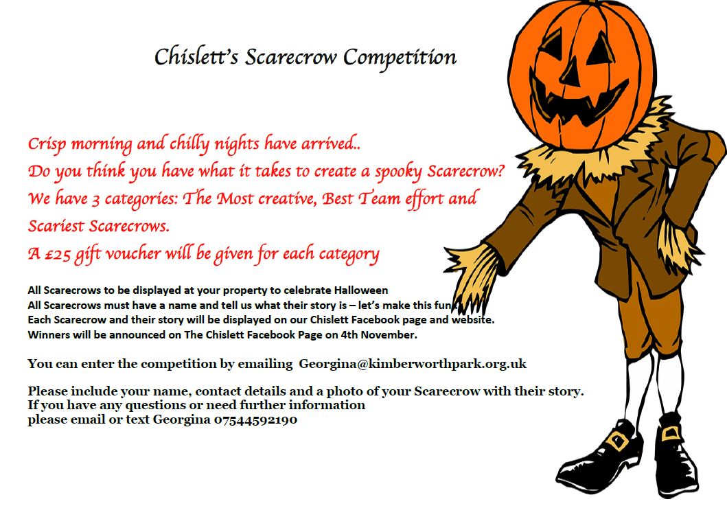 Chislett Halloween Scarecrow Competition