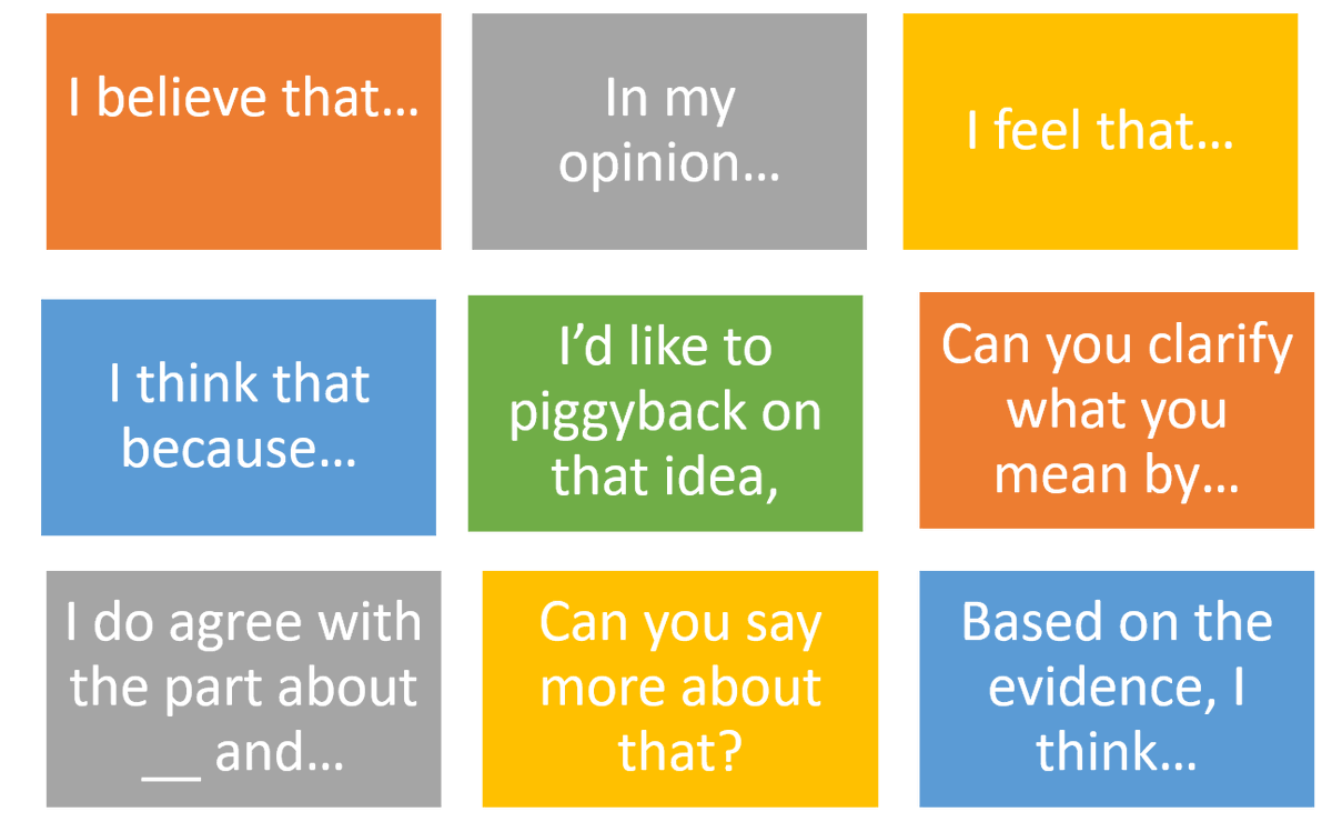 fcpsaap's tweet photo. Teachers:  Looking to add rigor to your classroom?  Consider engaging your students in a virtual Socratic Seminar.  FCPS Teachers ~ We’ve created student response slides: https://t.co/74WlTojM74 &amp; Teacher Tips for implementing a seminar virtually: https://t.co/zbOMRJtlp7 https://t.co/boroxPStUQ