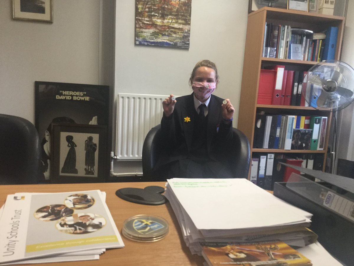 TimSmith2021's tweet photo. An absolute pleasure to meet with Issy @MagnaCartaSch to discuss her wonderful upcycling promotional film... https://t.co/xIC5uFTXMu