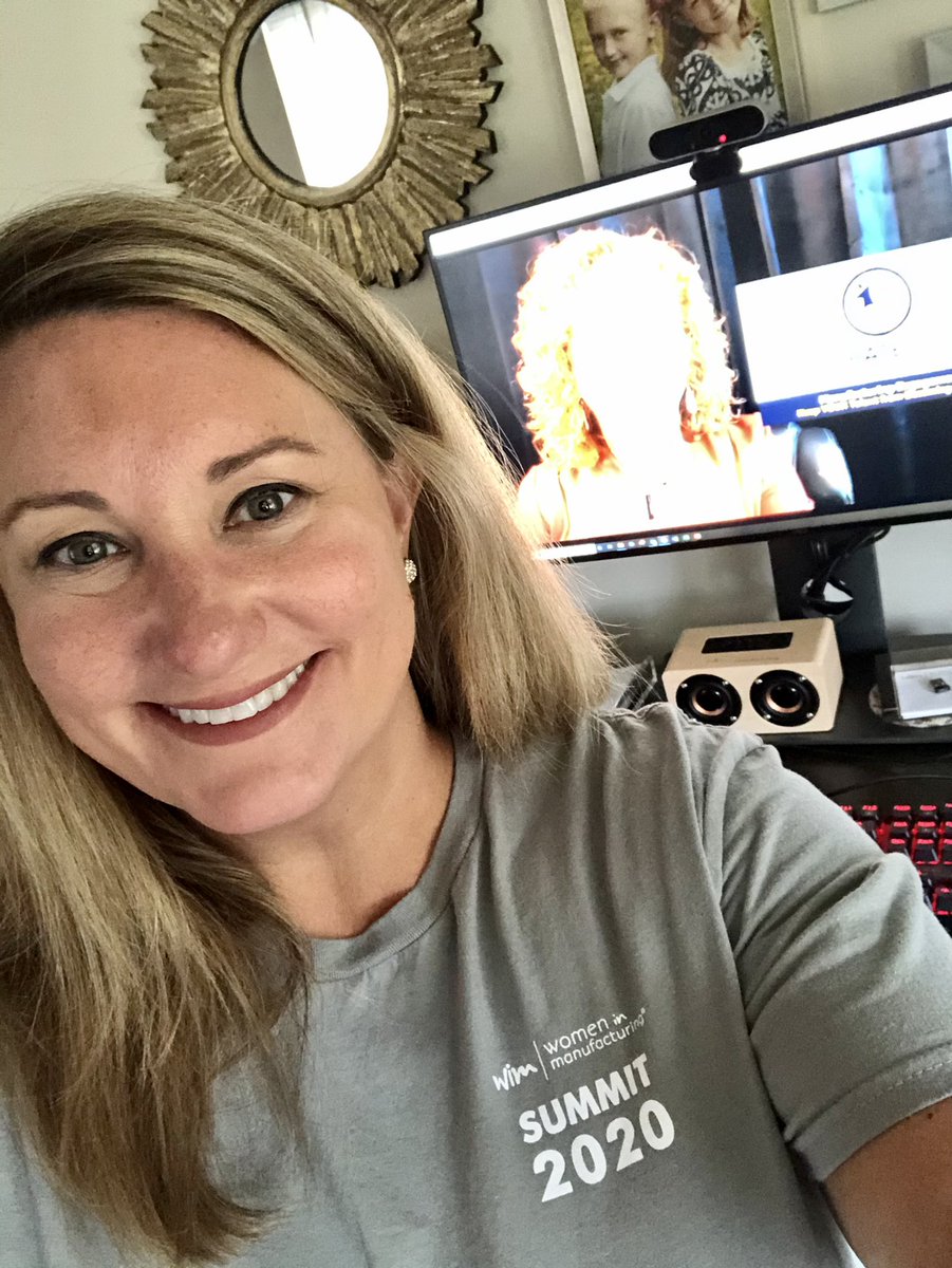 Excited to celebrate and participate in day 3 of <a href="/WomeninMFG/">Women in Manufacturing (WiM)</a> #WIMSummit! Thanks <a href="/PC_Careers/">Pridgeon and Clay </a> for the great conference t-shirt! #mfg #womeninmfg