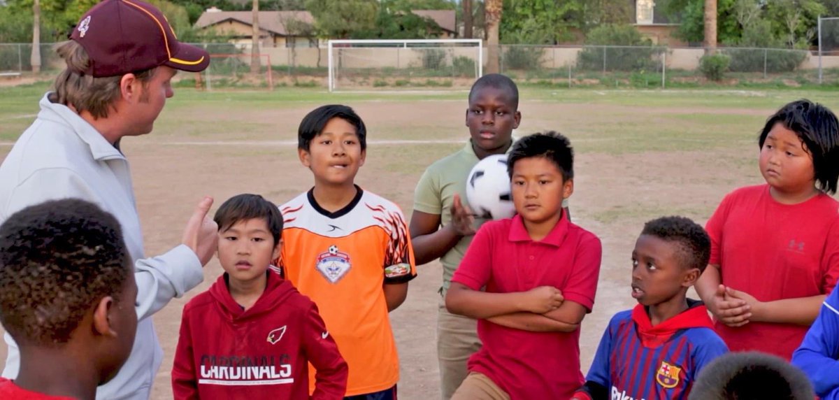 godlovessoccer's tweet photo. More than just providing kids with a chance to play soccer is the mentorship that we offer these kids in need.

https://t.co/oKUguLAI1E

#soccer #soccerkids #refugees #refugeeswelcome #refugee #refugeechildren #charity #nonprofit #futbol #football #phoenix #arizona https://t.co/5e019mEJPX