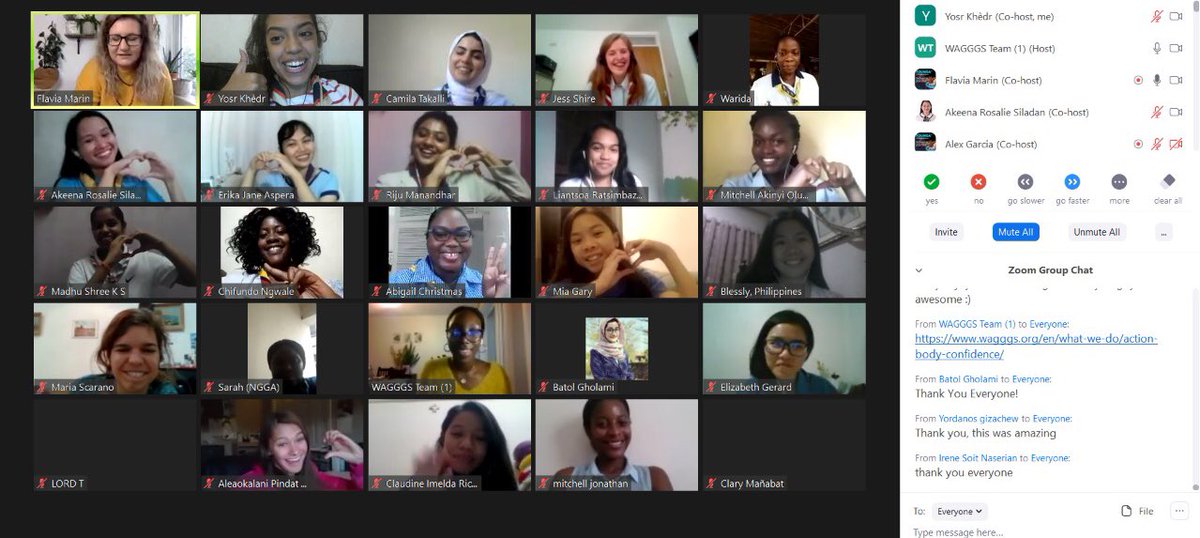 BIG SHOUTOUT🎉
To everybody who attended today’s very interactive mastermind session! 
Thank you everybody for all the support!

<a href="/wagggsworld/">World Association of Girl Guides and Girl Scouts</a> <a href="/btg_ventures/">BridgingTheGap</a> <a href="/kellyalovell/">Kelly Lovell</a> <a href="/Dove/">Dove</a> <a href="/UN/">United Nations</a>  #YWAF2020 #YOUNGA2020 #MentalHealthAwareness #ActionOnBodyConfidence #BodyPositivity #ImagePressure