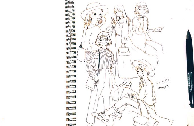 #今月描いた絵を晒そう
スケッチばかりな9月でした✍
10月は色んな絵が描けたらいいな! 