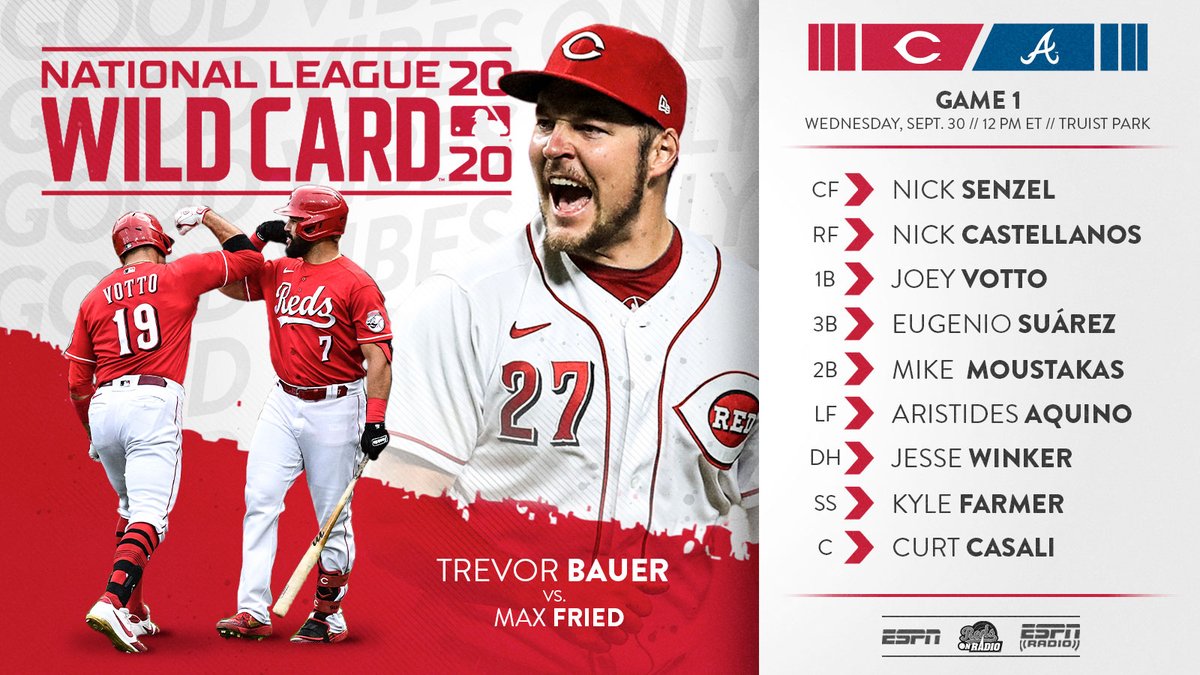 Reds's tweet photo. Let's go.

#RedsOctober #GoodVibesOnly https://t.co/TPXcUyd9iH