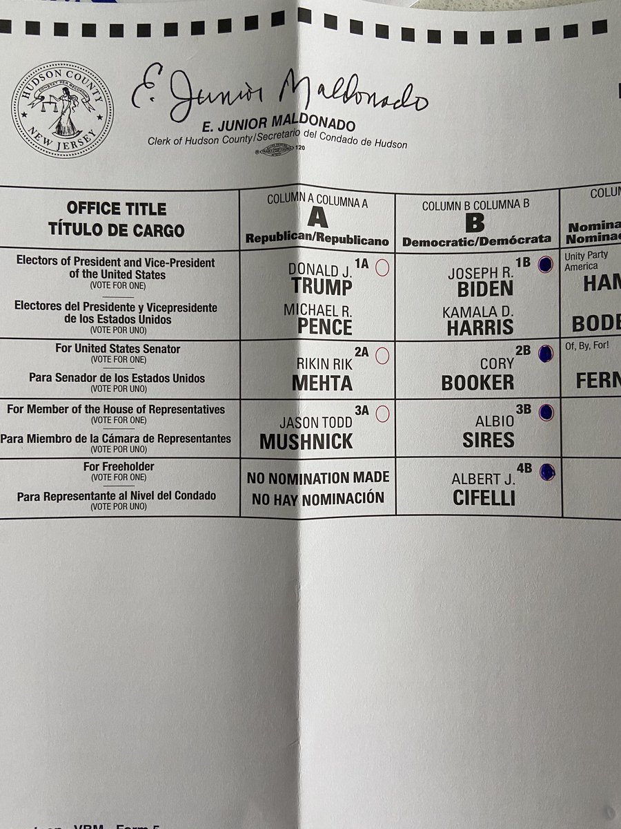 Hey Don- this vote 🗳 in ballot thing is pretty easy. #DumpTrump2020