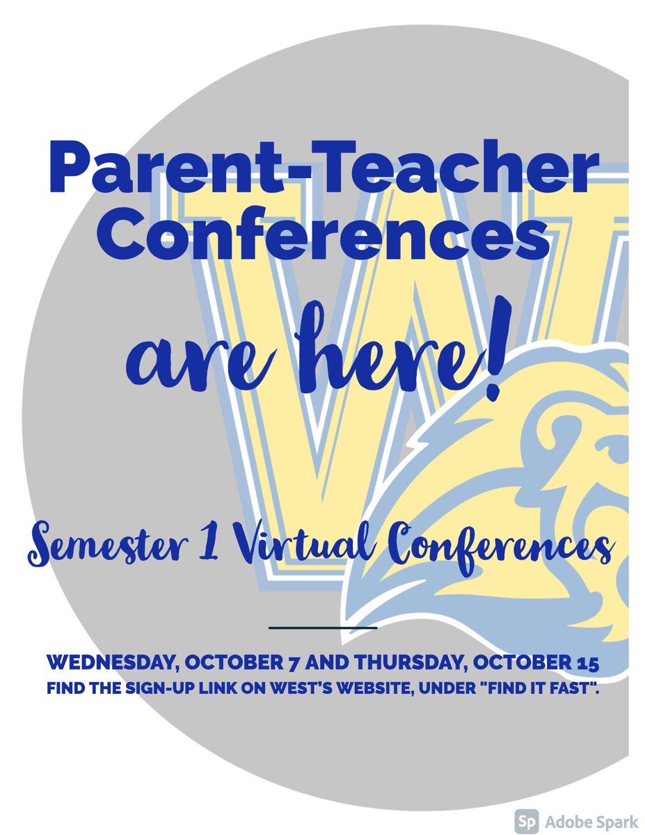 Join us for Virtual Parent-Teacher Conferences!  Sign-up here: myconferencetime.com/gmsw