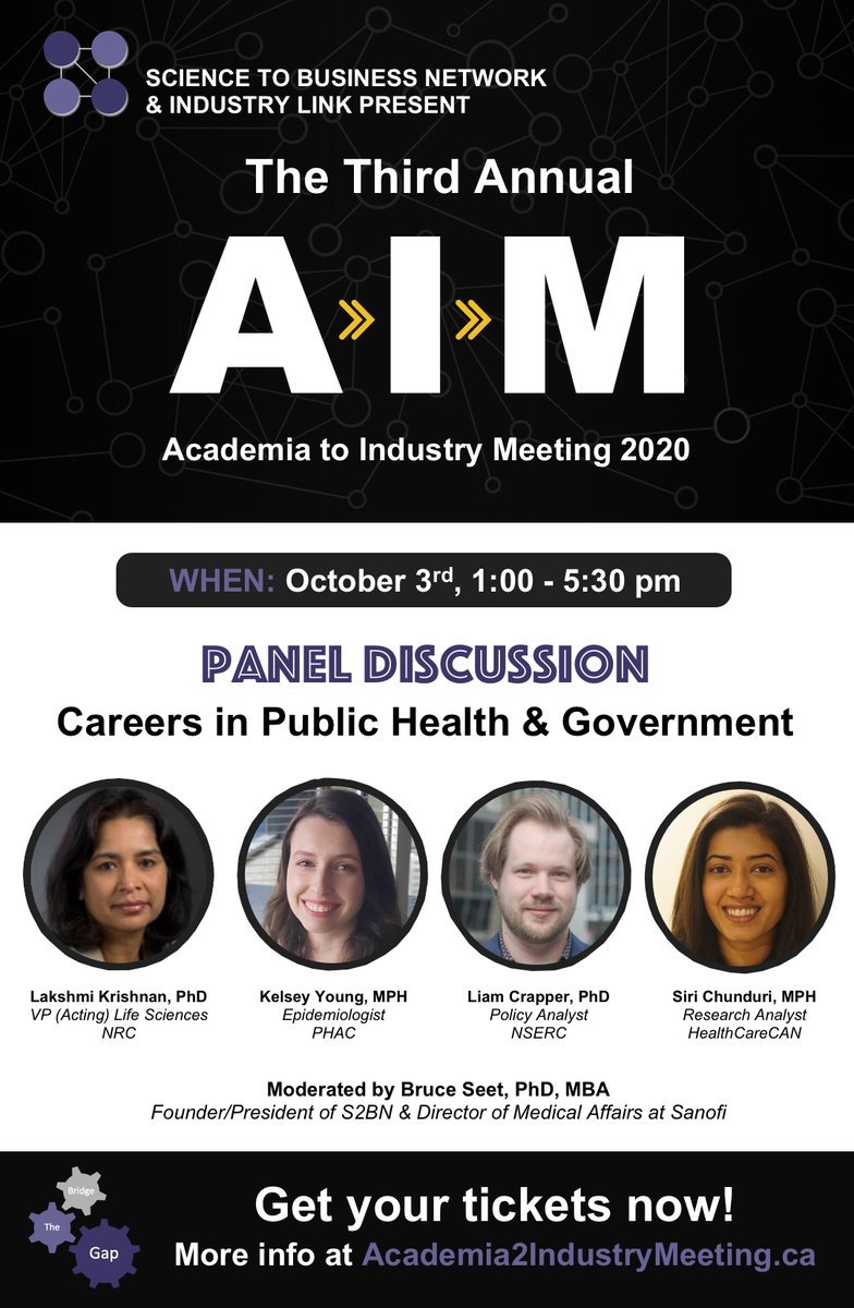 AIMConference20's tweet photo. Last day to register for the virtual #AIM conference! Highlights include a panel on careers in public health and government where you will get a snapshot of the skills needed for the job market. More info: https://t.co/ff68rSoHXL

#phdlife #gradstudentcareers #stemcareers https://t.co/vgXzOJMEKT