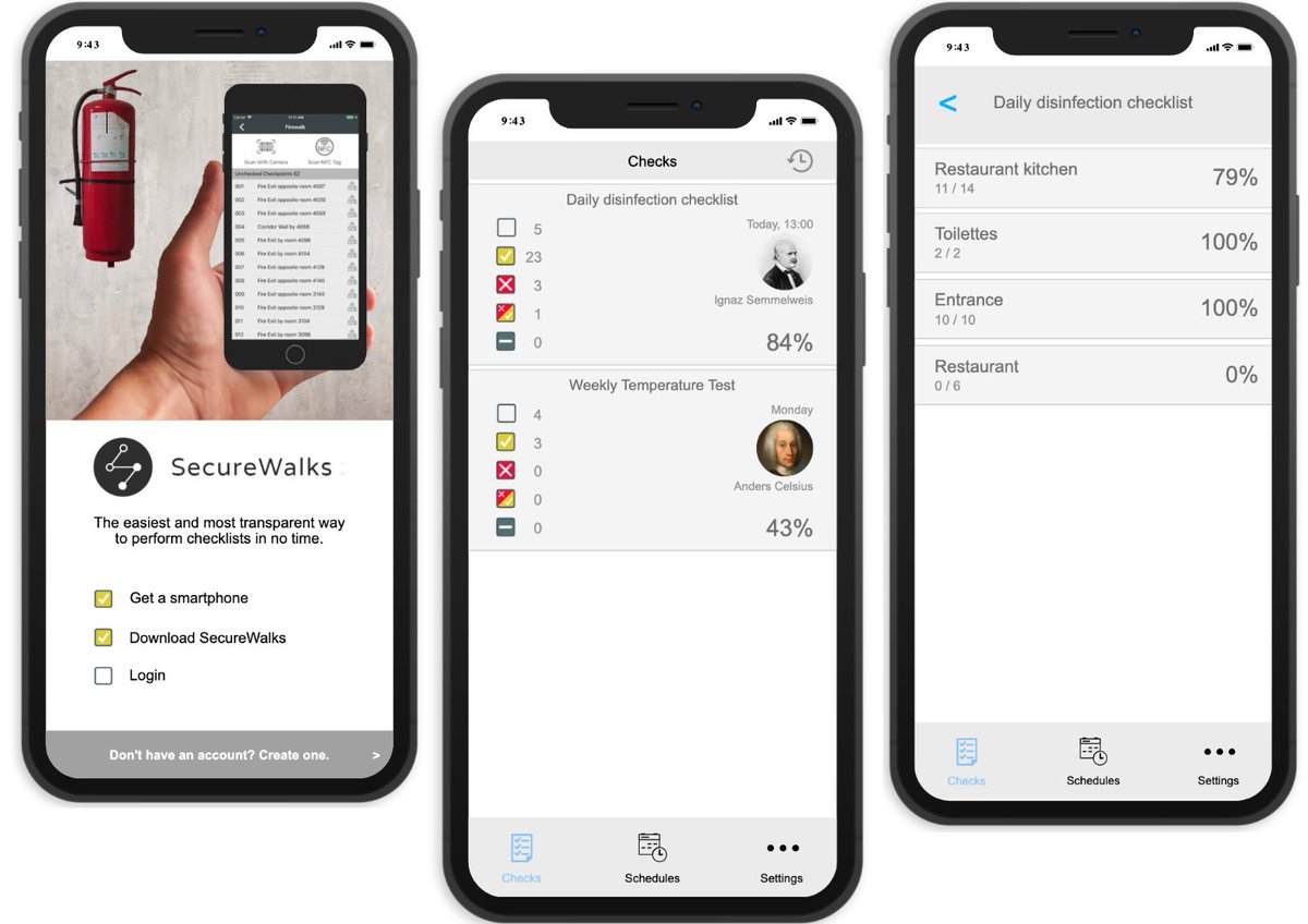 #newfeature SecureWalks by #samfex - A digital, multifunctional and highly customizable tool that allows you to manage &amp; document security, safety &amp; hygiene checks #hotel #hoteltechnology #security #hygiene samfex.com/project/secure…