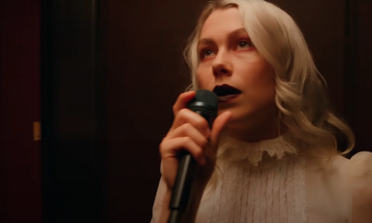 stereogum's tweet photo. Watch @Phoebe_Bridgers' extremely cool theatrical single-take performance of "I Know The End" on 'Seth Meyers' https://t.co/D9jZOovFrI https://t.co/jlld5NK12H