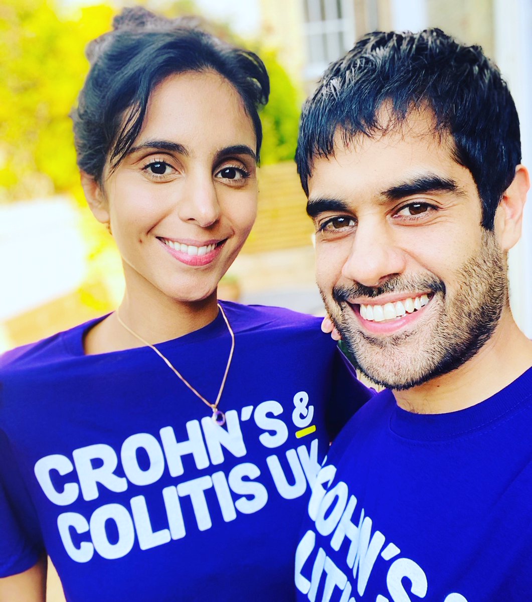 sacha_dhawan's tweet photo. On October 31st we (Sacha &amp; Anjli) will be completing our own Run The Night Challenge (10k!), raising vital funds for @CrohnsColitisUK @AnjMohindra  Please click the link below to donate to this wonderful charity and to find out more😍: https://t.co/3cL0H6FcMe https://t.co/pL9Y3bOorW