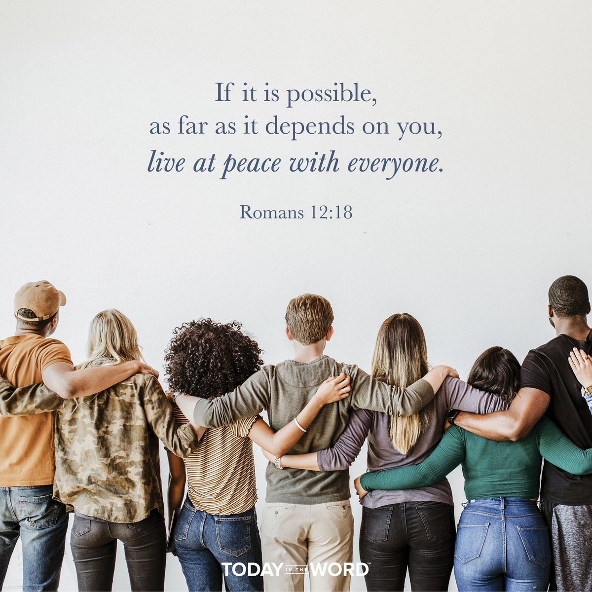 Live at peace with everyone. It depends on you and is only possible when you depend on grace.
#truerlife #livelifelove #godsaves #bygrace #peacemaker