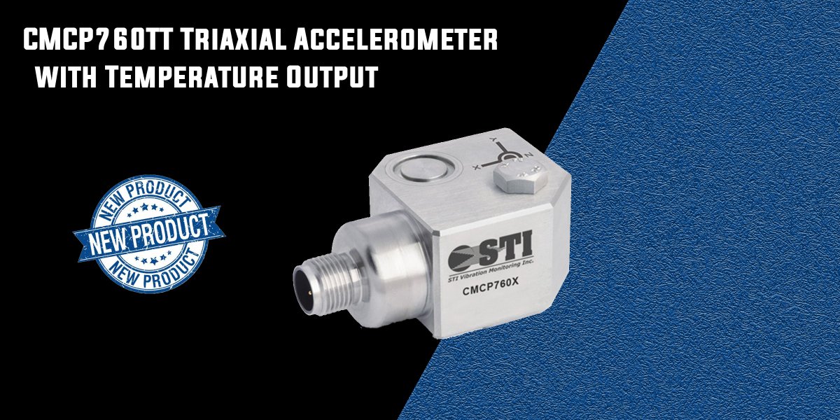 STIVMInc's tweet photo. The CMCP760TT Triaxial Accelerometer with Temperature Output is the ideal accelerometer for many iterations of rotating equipment due to its lightweight nature and its protection against cross-wiring. Learn more here: https://t.co/91a0eC3Zuw #STIVibrationMonitoring https://t.co/B426yqCG2n