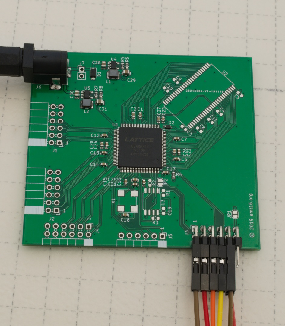dfzepam's tweet image. Smoke test is passed! The #FPGA tries to load a bitstream from a serial flash, but it is not there yet. #PulseView #sigrok