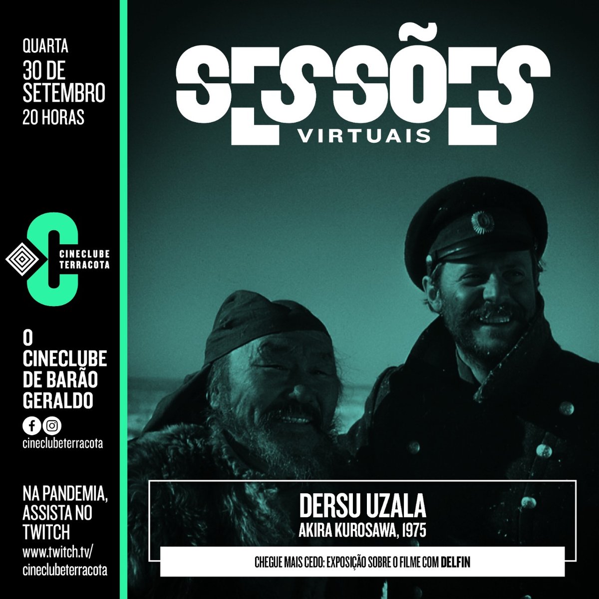 crievivaseja's tweet photo. Hoje tem sessão virtual do #cineclube.
😍🎬

A partir das 20h, te esperamos neste link:  https://t.co/Mhbq53VOuZ

#terracota #cineclube #cinemavirtual #coworking #crievivaseja https://t.co/Qgkd9EZINe