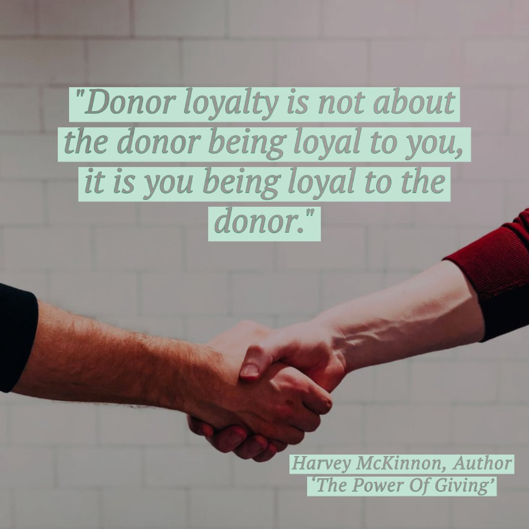 We must always remember what a privilege it is to have donors give to the causes we believe in. At Community Funded, we continually ask ourselves what is best for the organization &amp; the donor. There is plenty of overlap &amp; it truly is where the magic happens. #giving #fundraising