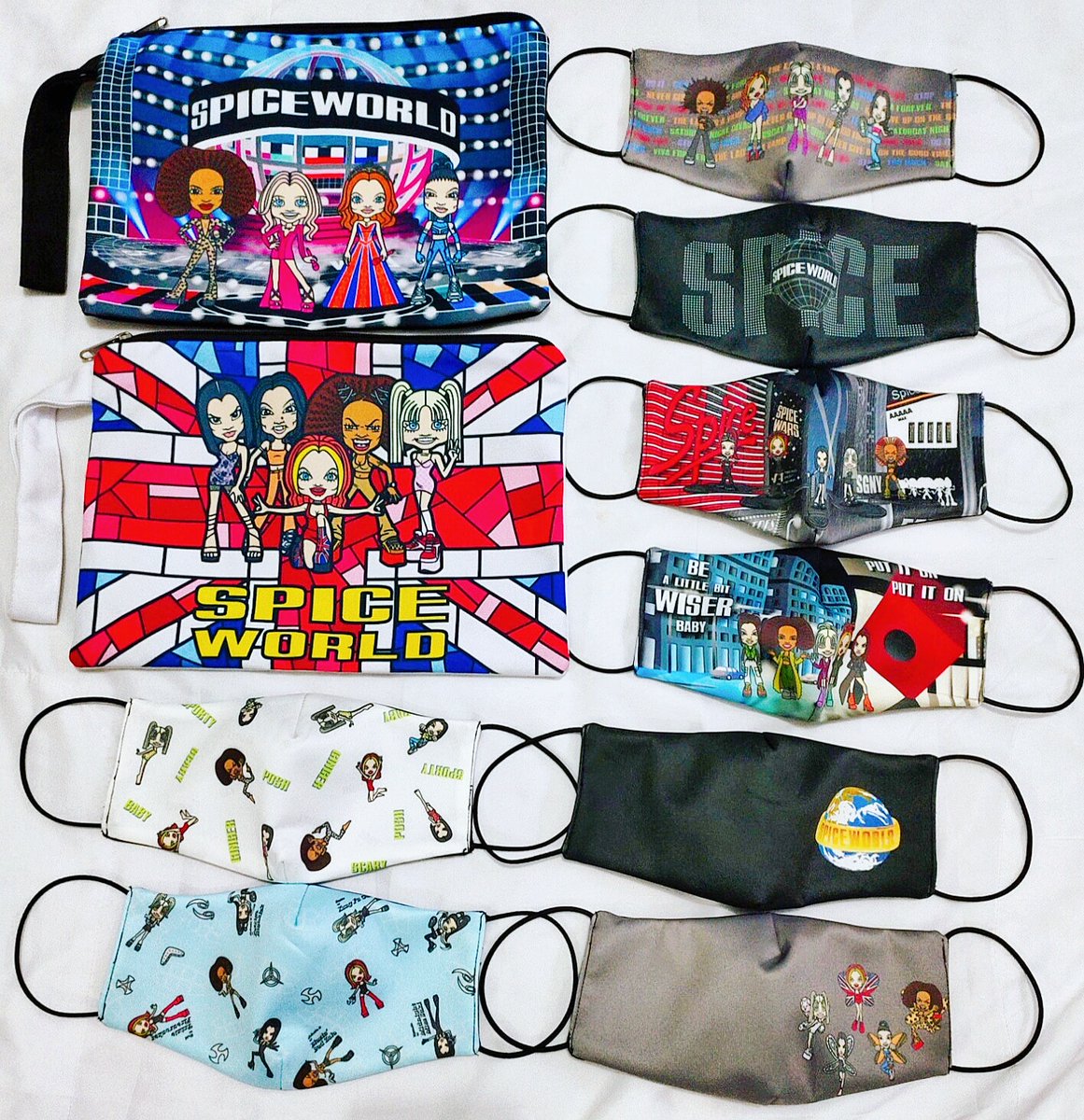 Just receive this cute 🙏
@spicegirls Masks and Pouches...
Original from https://t.co/5bFFkvvmmH
Keep safe using Spice Mask ✌️😜
#spicegirls https://t.co/XR1rZhlo0L