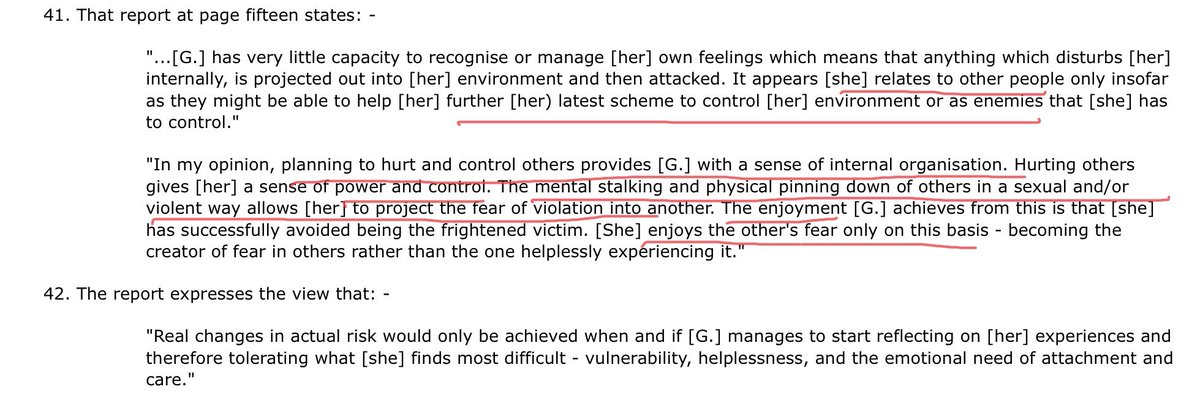 Hurting others gives a sense of control. Mental stalking and pinning victims down in a physical and sexual sense.