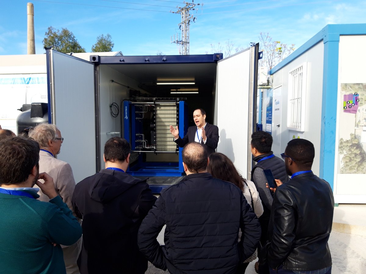 WE DID IT! An exciting 4+ years working together to develop low-energy #desalination for drinking water &amp; wastewater treatment! Now with 2 running demo sites and a new patent, our project officially finishes today. Many thanks to all, and look for our final report coming soon!